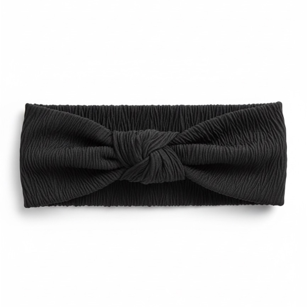 Elegant Black knotted Headband